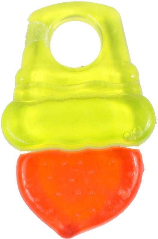 OLE BABY Teether BPA Free Tooth Gel Silicone Ice Cream Soothers Food Nibbler/Feeder/Silicon Dental Care Teether or Fruit Teether/Sterilized Water Filled Teether Age 6 - 12 months Teether  (Green)