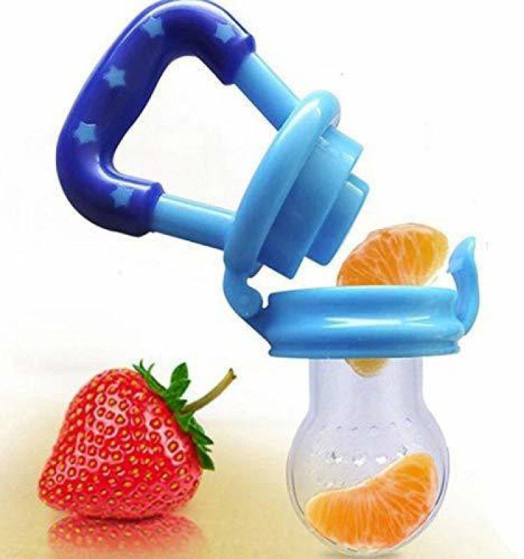 Panth Wholesaler Food/Fruit Nibbler with Extra Soft Pacifier/Feeder, Teether for Infant Baby Teether and Feeder  (Multicolor)