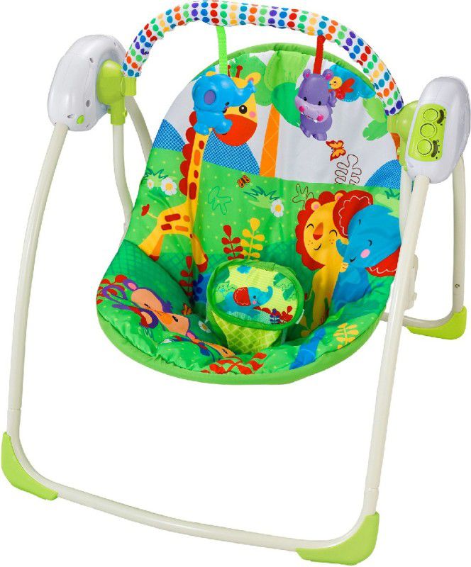Miss & Chief by Flipkart Deluxe Portable Swing Small Musical Bouncer  (Multicolor)