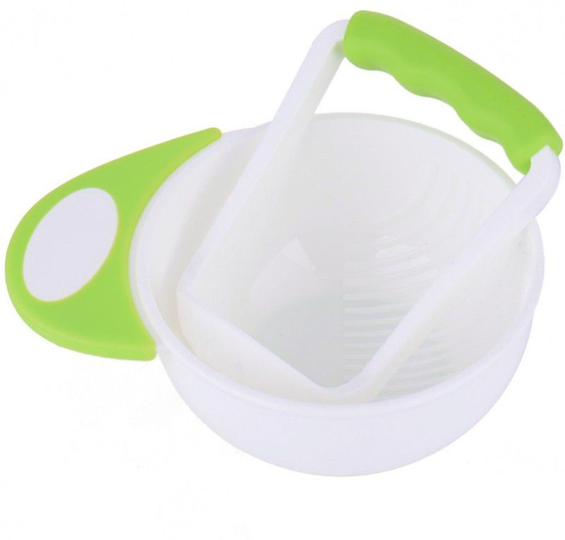 Buddsbuddy Baby Food Feeding Bowl and Masher 1Pc Green - BB7009  (Green, White)
