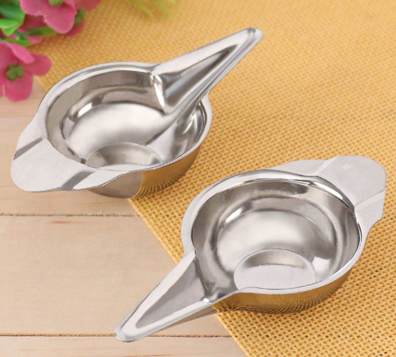 MYYNTI Stainless Steel Baby Feeding Spoon for New Born Baby Paladai Food Feeder Bonda Silver Jhinook for Infant - Stainless Steel  (Silver)