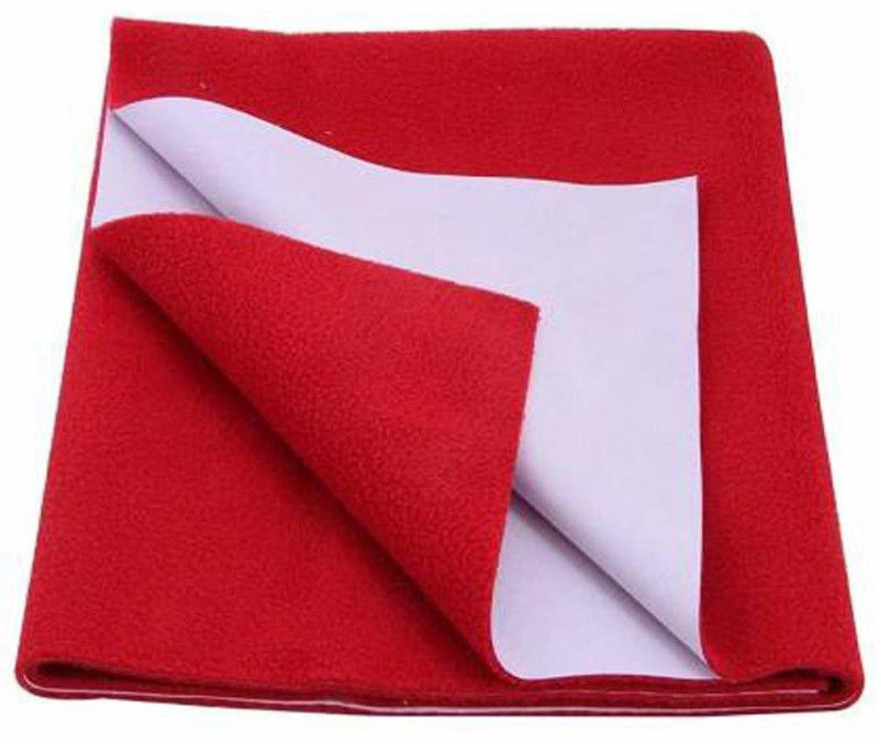 JKKFashion Dry Sheet Cotton Baby Bed Protecting Mat   (Red, Size 70x50 cm) - Small  (Red)