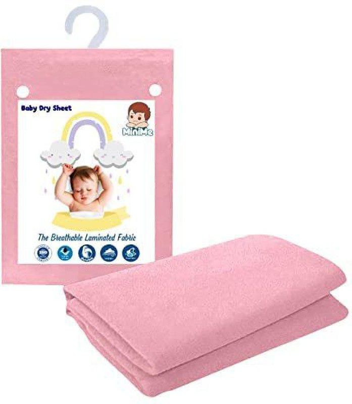 MiniMe Baby Dry Sheet | Medium | 70 X 100 cm  (Pink)