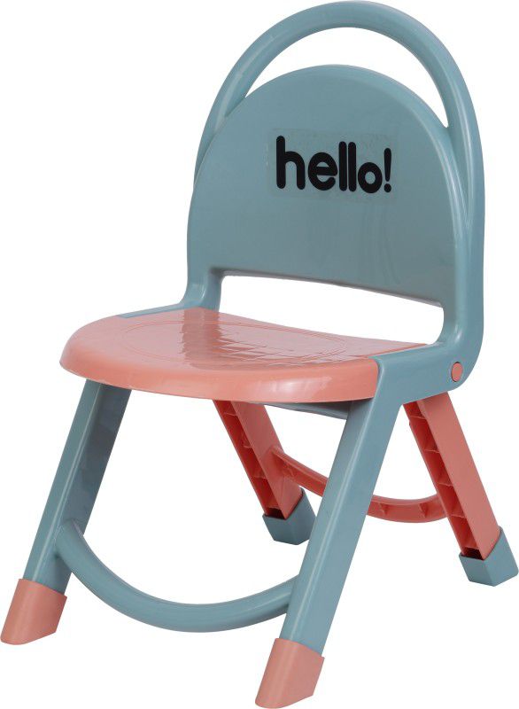 Nabhya Kids Foldable Chair Strong Plastic (Capacity 80 Kg Can Be Use By Adult Also)  (Orange)