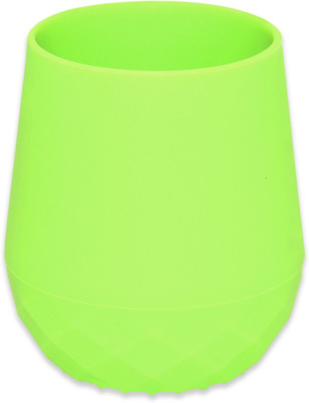 Zozobaa Silicone Baby Drinking Cup with Easy Grip for Infant’s First Stage Training - SILICONE  (Green)