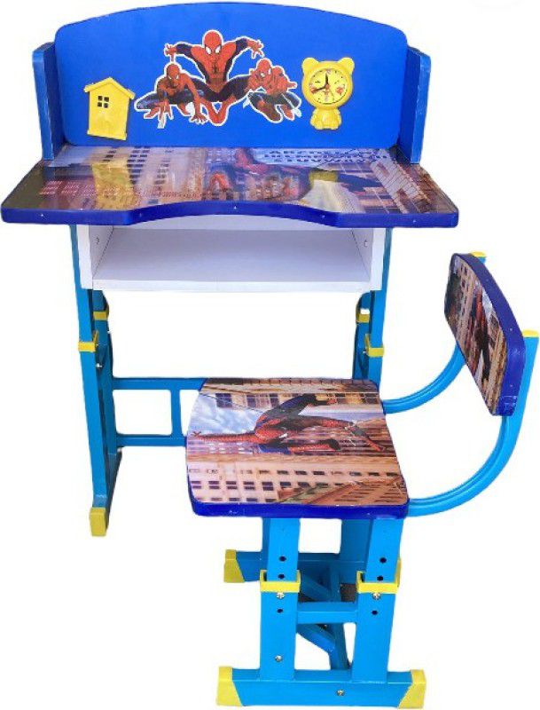 TOBY Indian baby desk / kids study table with chair set (Lovely Blue)  (Blue)