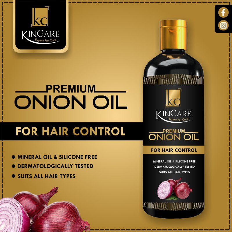 kincare ONION OIL Hair Oil  (200 ml)