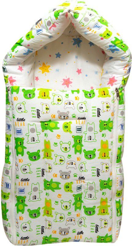 MeeMee 3 in 1 Baby Carry Nest Sleeping Bag & Mattress (Green) Sleeping Bag  (Green)