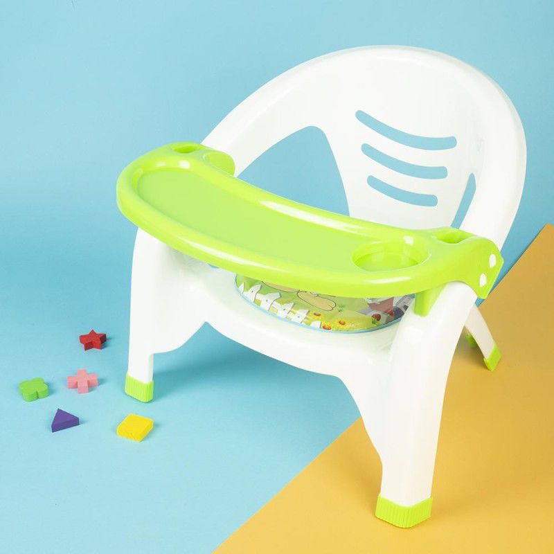 Baby Moo Feeding Green Chair  (Green)