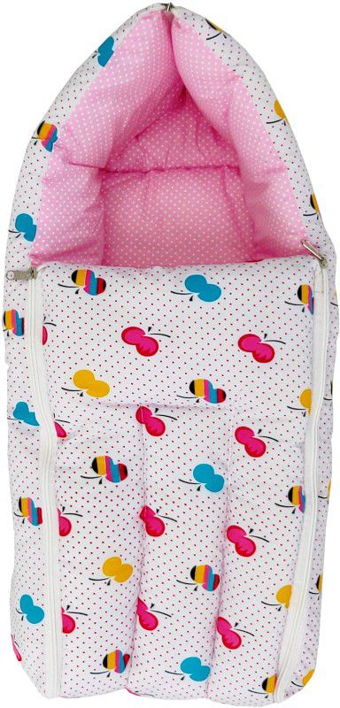 NAGAR INTERNATIONAL sb-01-apple baby quilt cum Sleeping Bag  (Multicolor)