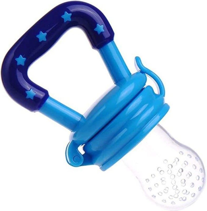 NITYA Silicone Fruit and Juice Feeder Teether for Baby, BPA Free Feeder  (Blue)