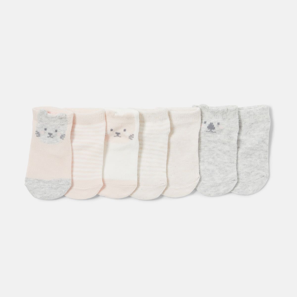 7 Pack Novelty Low Cut Socks