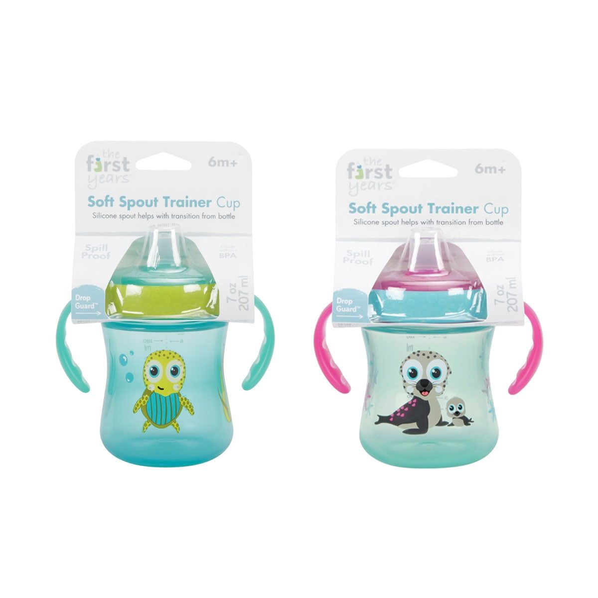 The First Years Soft Spout Trainer Cups - Assorted