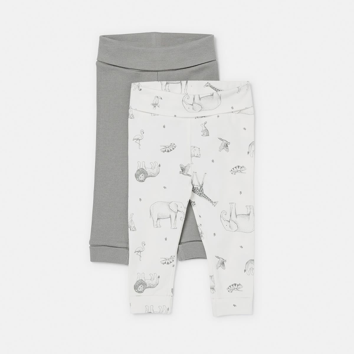 2 Pack Unisex Organic Leggings