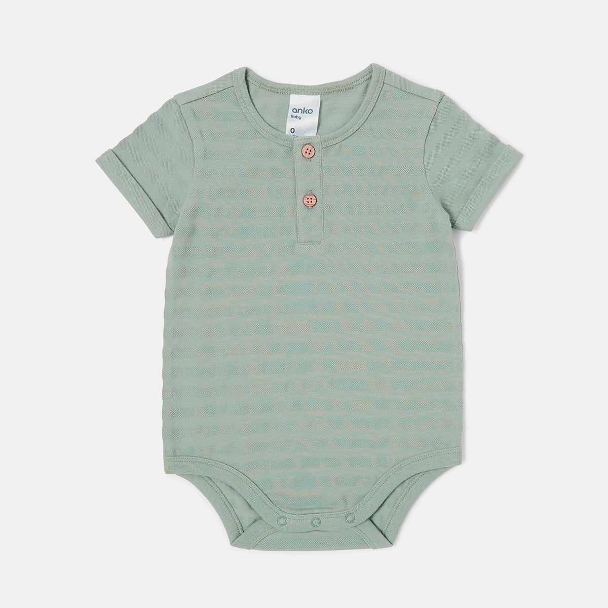 Henley Neck Bodysuit