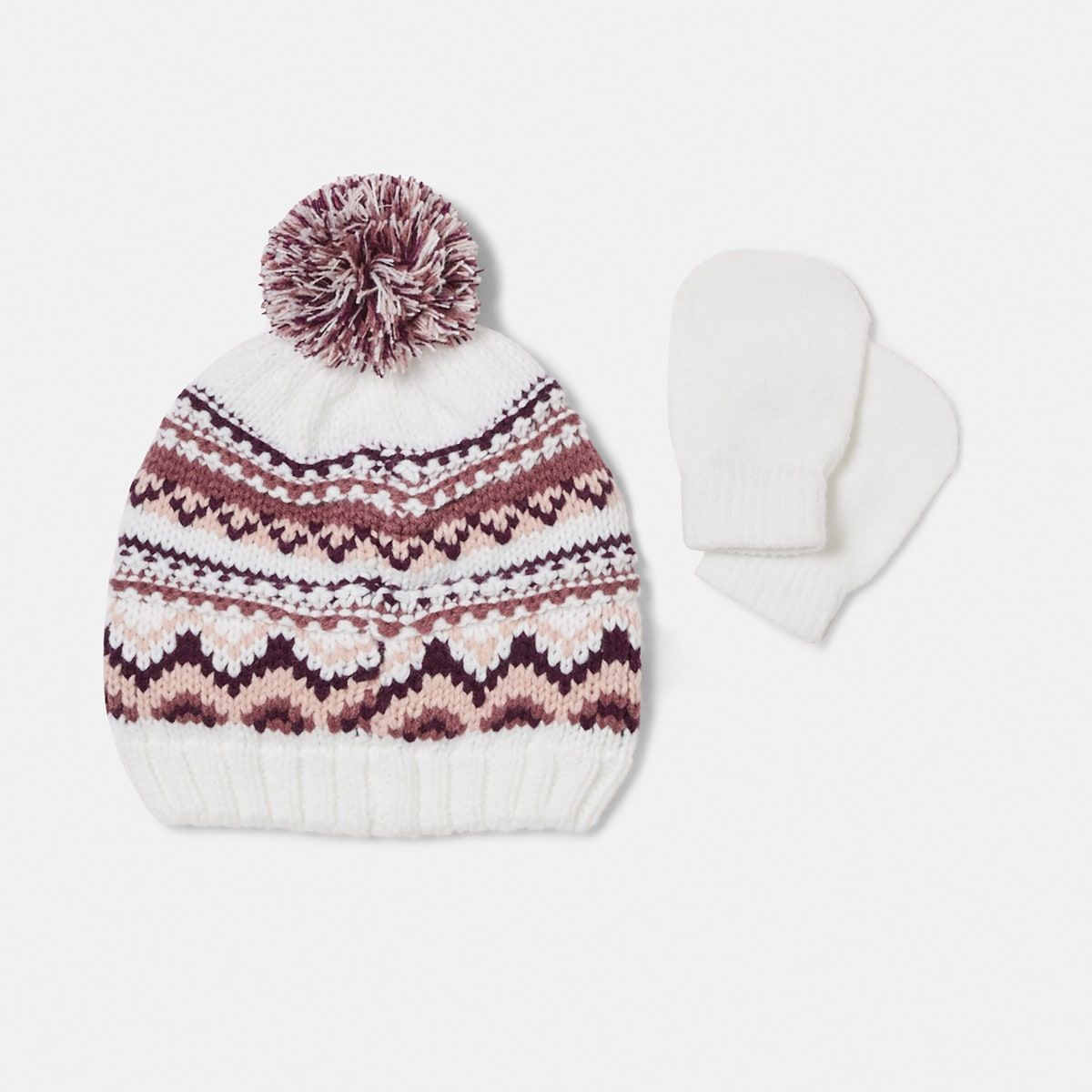 Beanie and Mittens Set