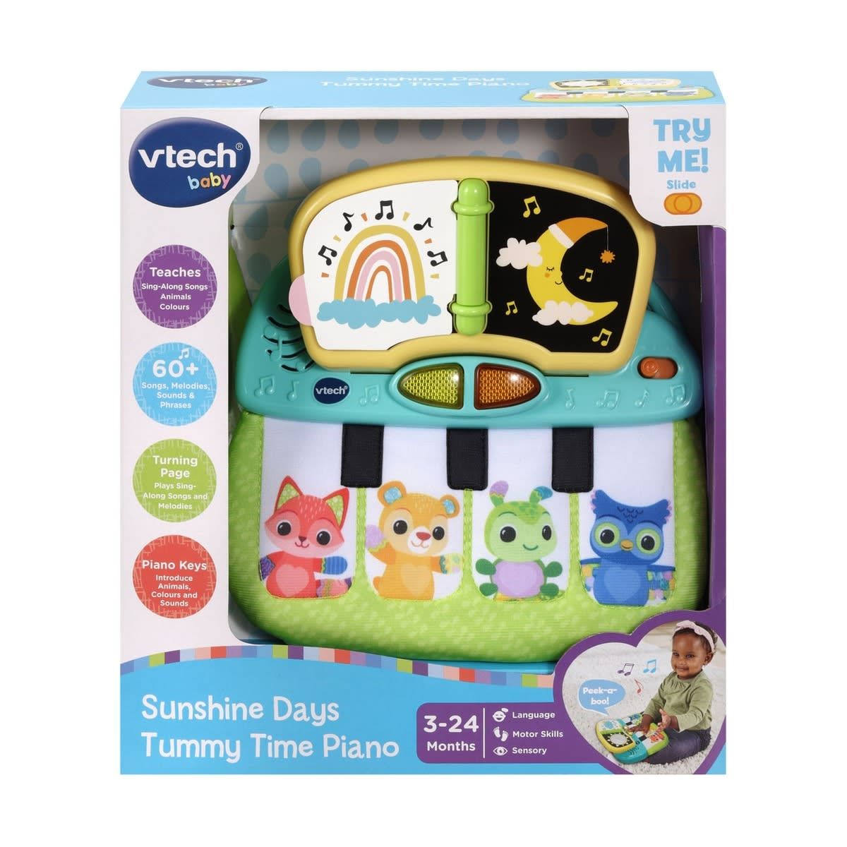 VTech Baby Sunshine Days Tummy Time Piano