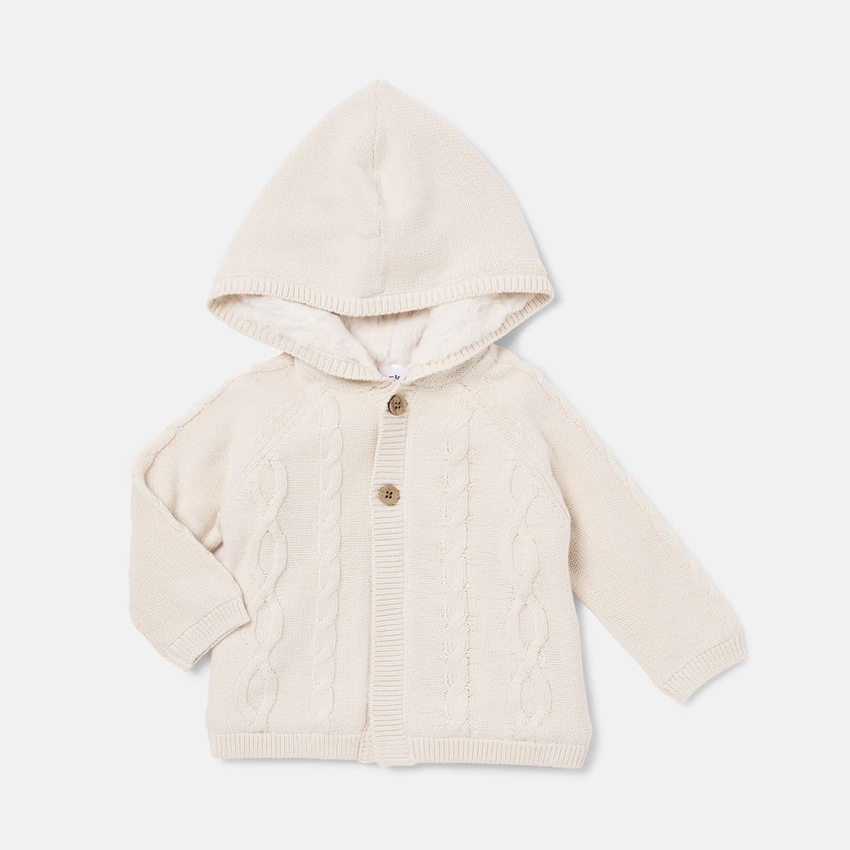 Unisex Faux Fur Lined Pram Coat
