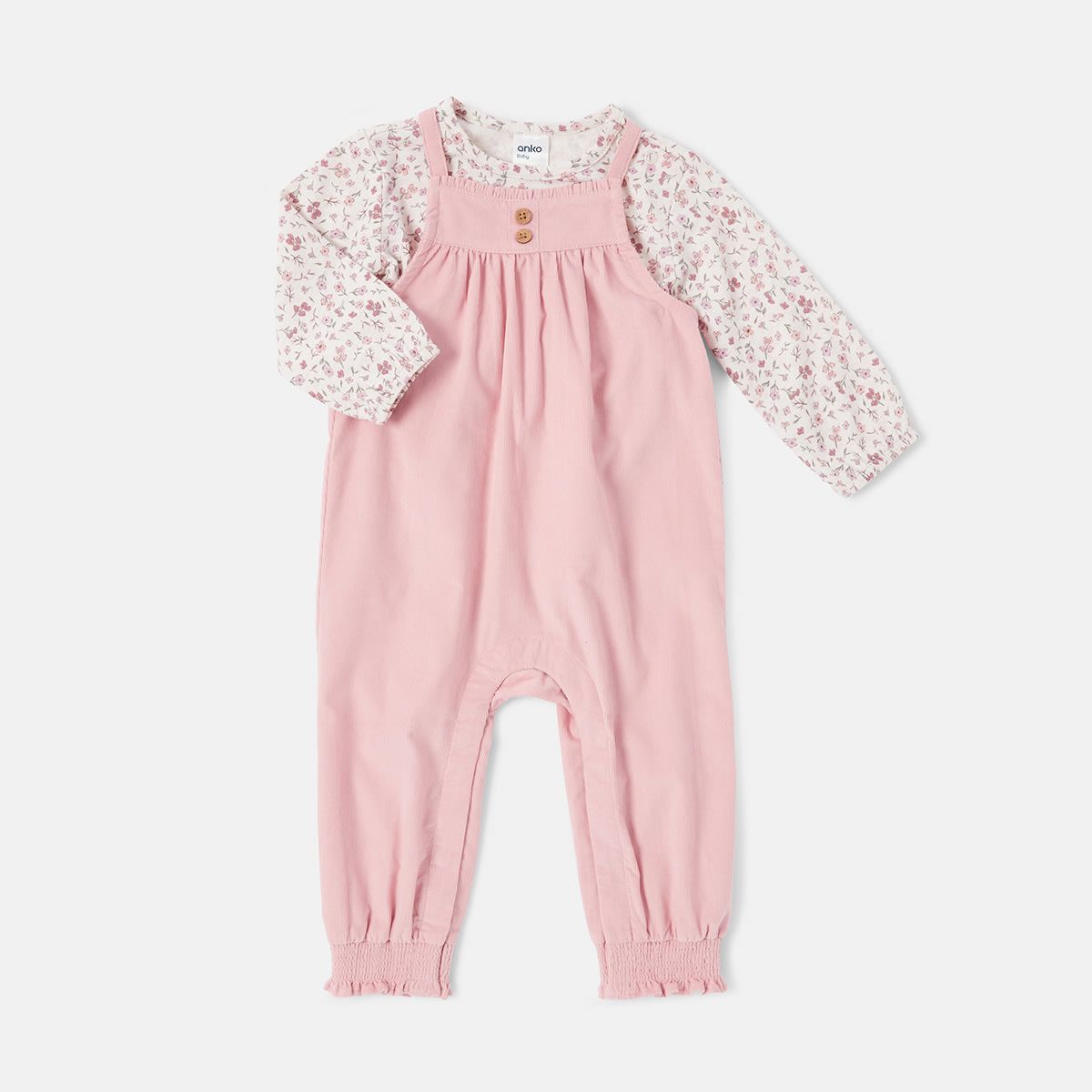 Woven Dungaree Set