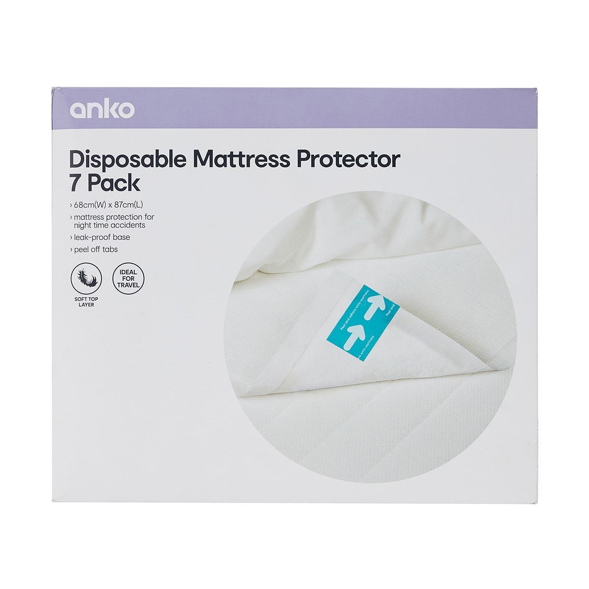 7 Pack Disposable Mattress Protectors