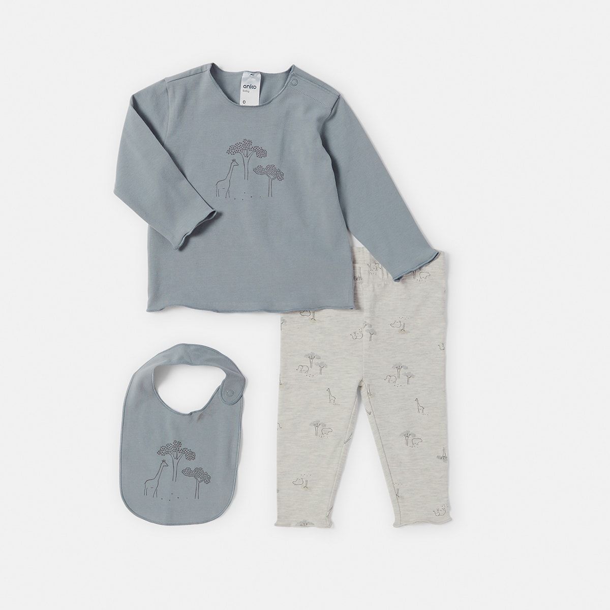 Organic New Born Dribbler Set