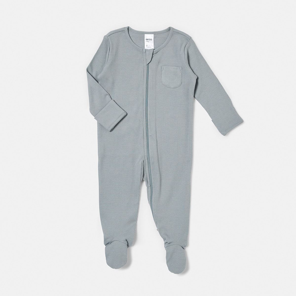 Unisex Organic Cotton Ribbed Coverall