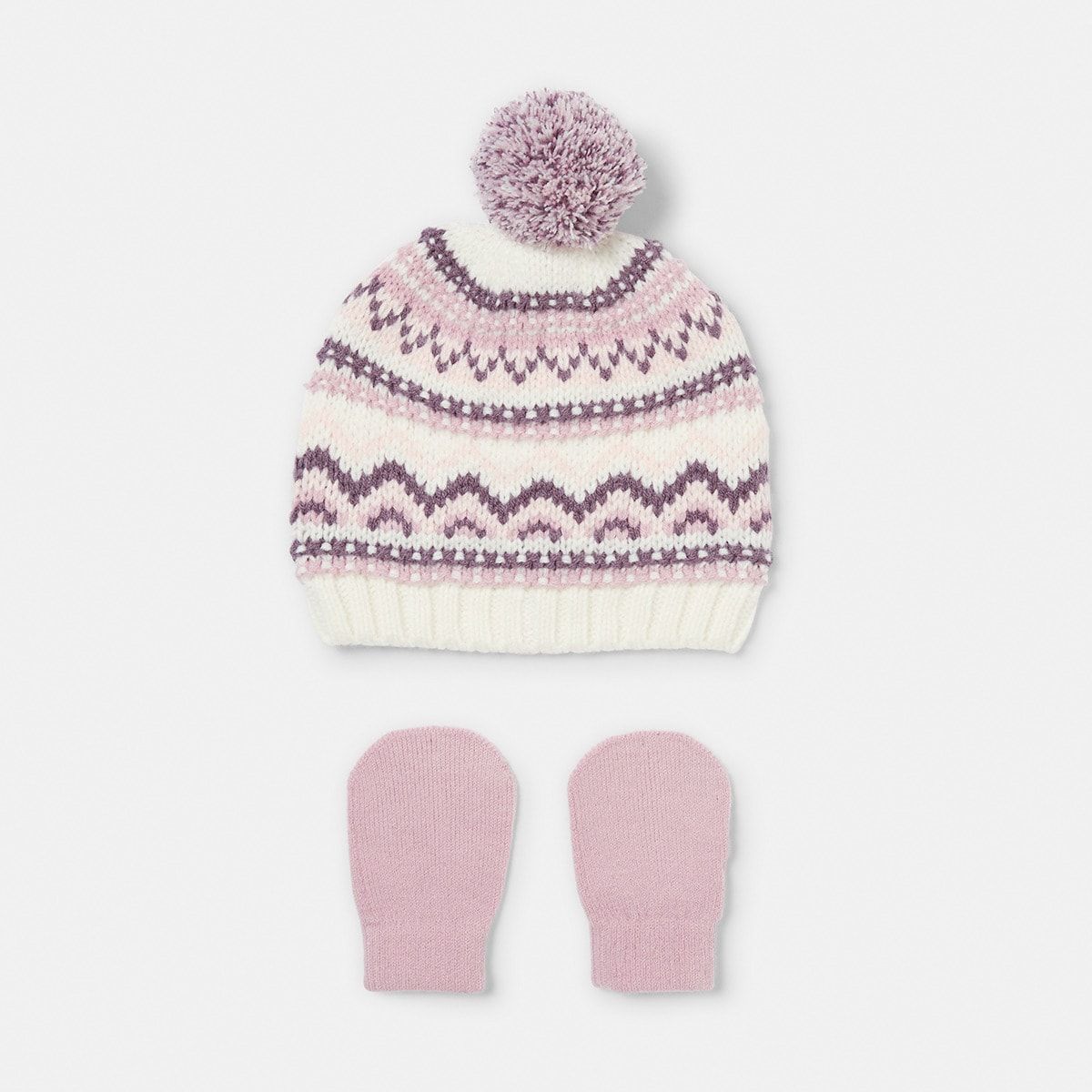 Jacquard Beanie Set