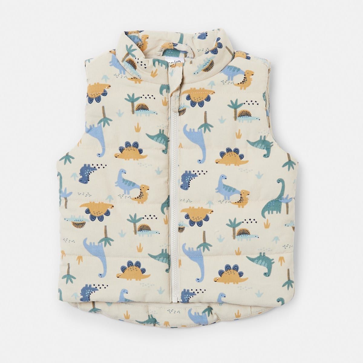 All Over Print Corduroy Vest