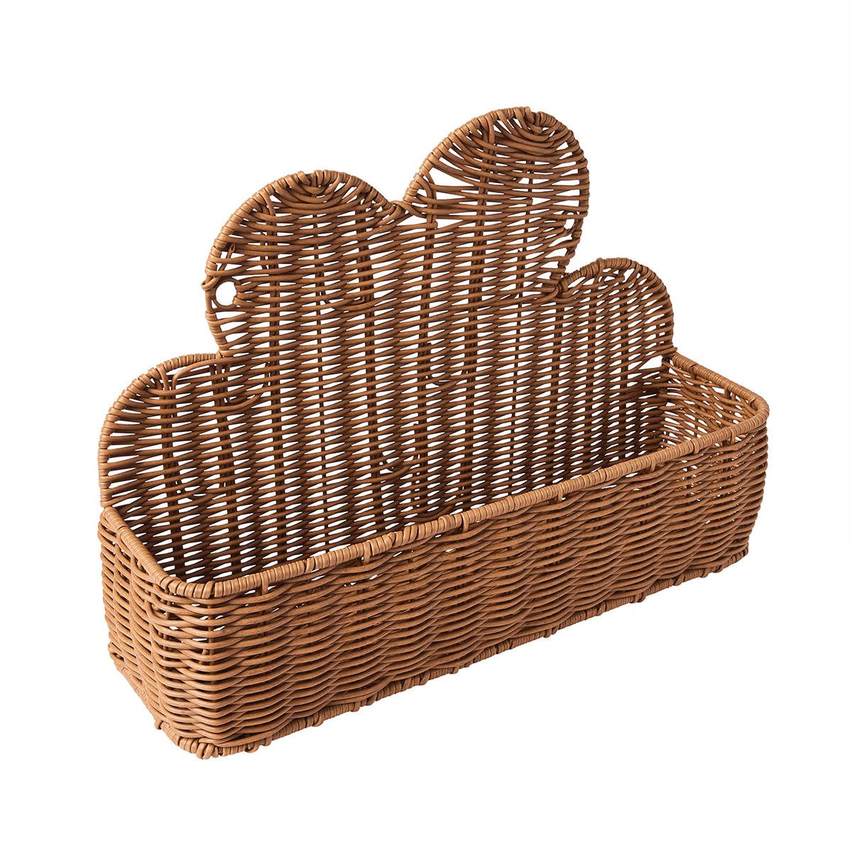 Faux Rattan Wall Storage Basket - Cloud