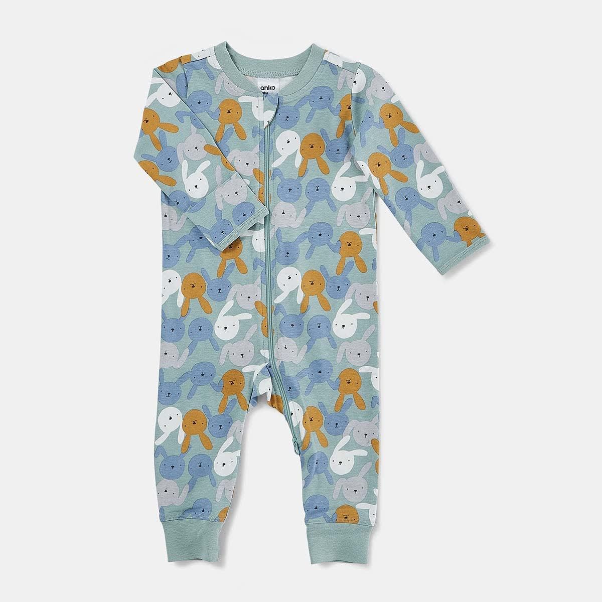 Organic Stretch Print Cuffed Coverall