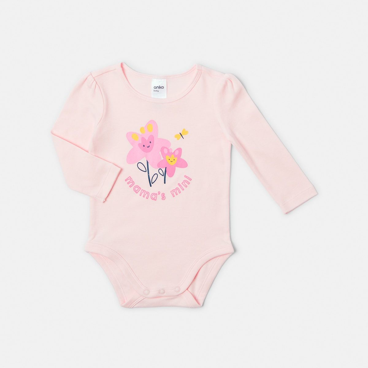 Placement Print Long Sleeve Bodysuit