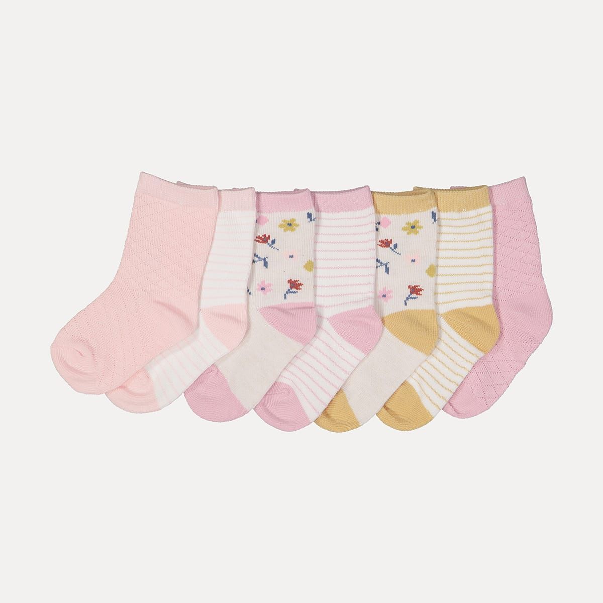 7 Pack Crew Socks