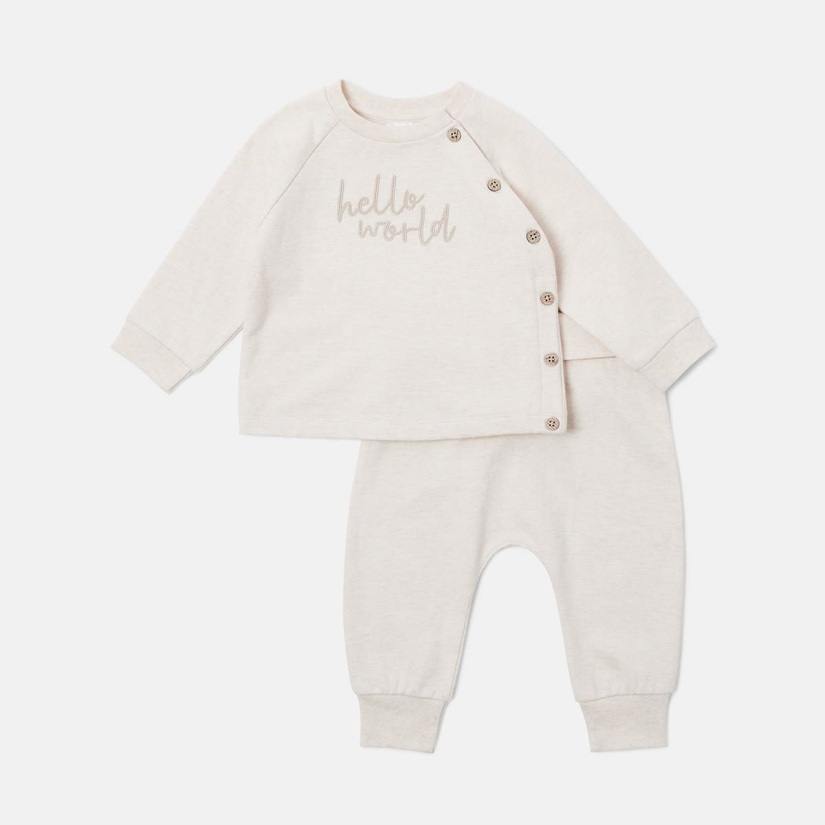 2 Piece Unisex Newborn Knit Set