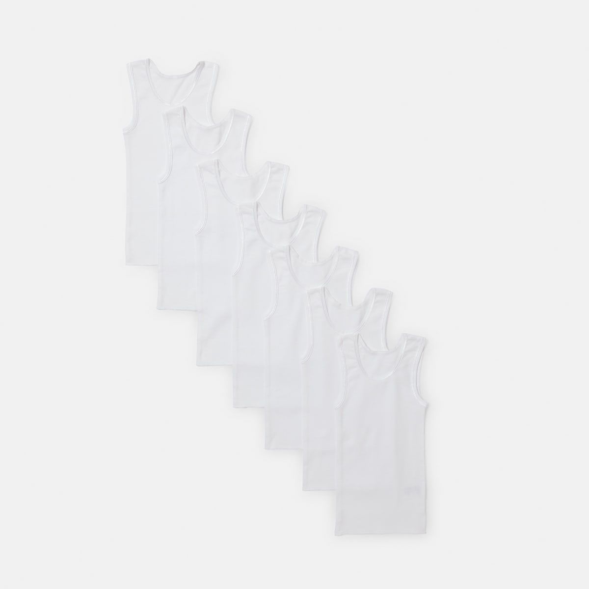 7 Pack Unisex Organic Singlet