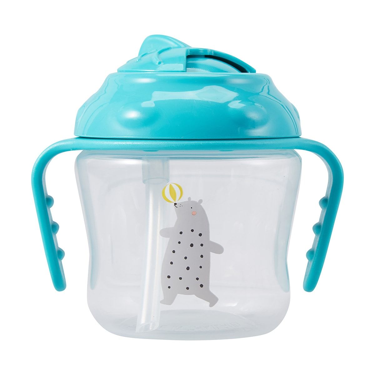 2 Handle Retractable Spout Straw Cup