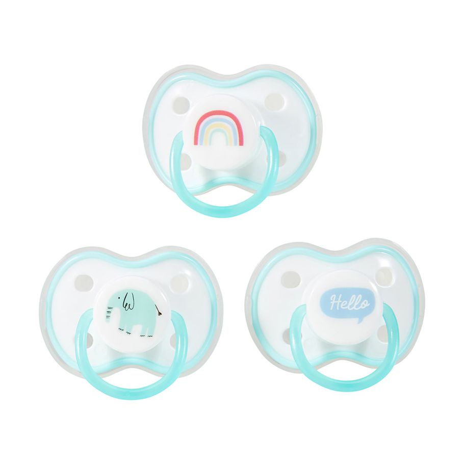 3 Pack Silicone Soothers