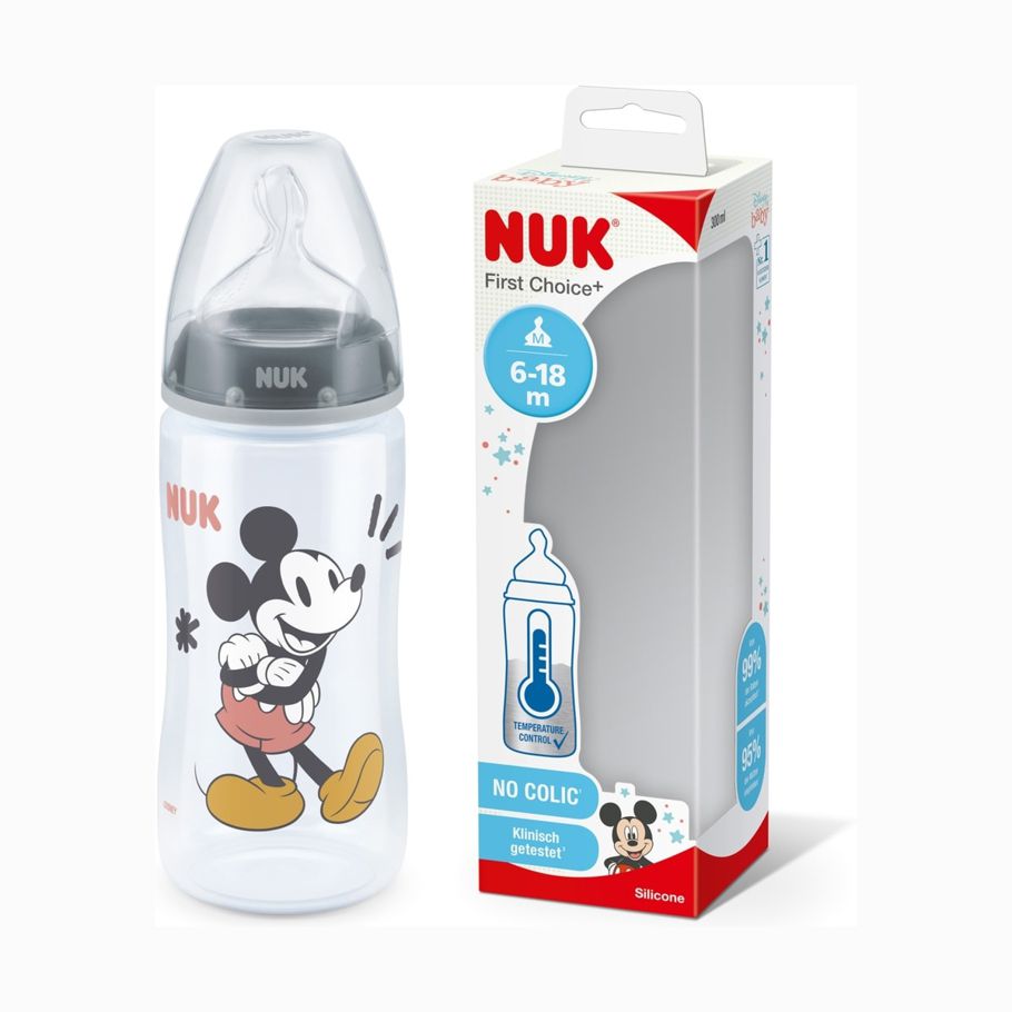 300ml NUK First Choice+ Disney Baby Bottle - Assorted