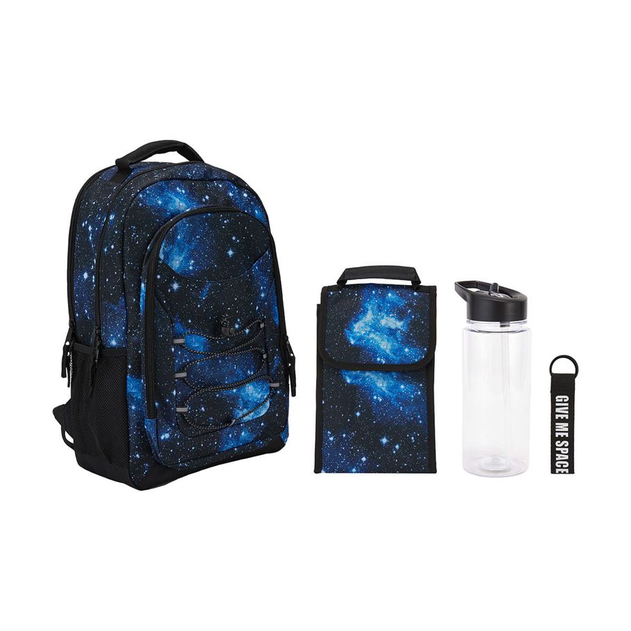 4 Piece Space Backpack Set