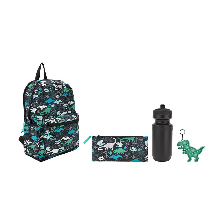 4 Piece Dinosaur Backpack Set
