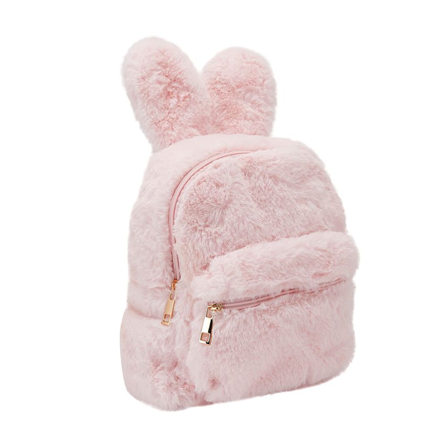 Plush Novelty Backpack - Pink