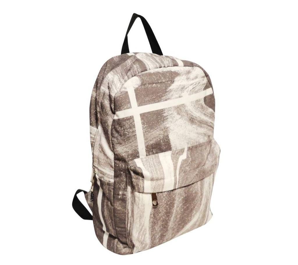 Grey Canvas Backpack