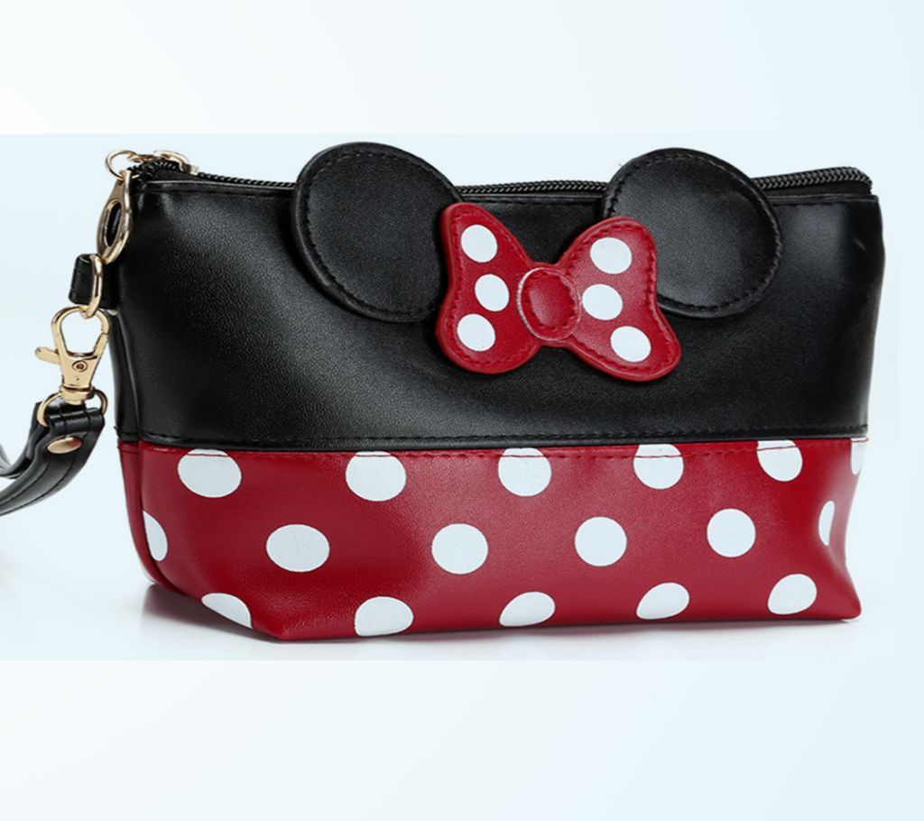 Travel Cosmetic Bag Cartoon Bow