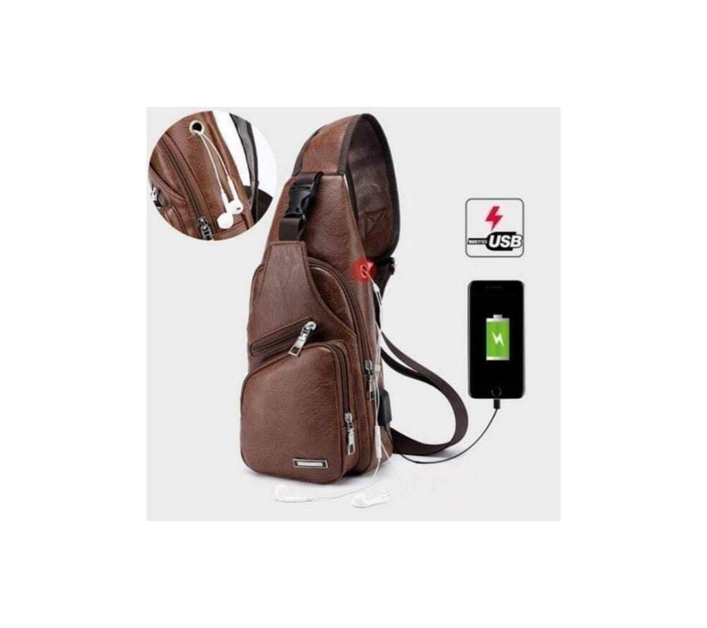 Men Outdoor Shoulder Resistant Anti Theft Chest Bag