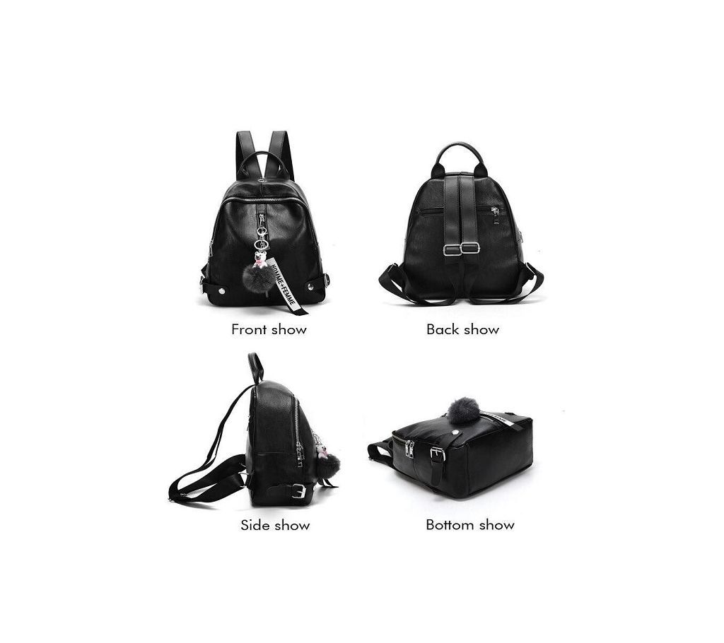 fashion ladies PU leather backpack