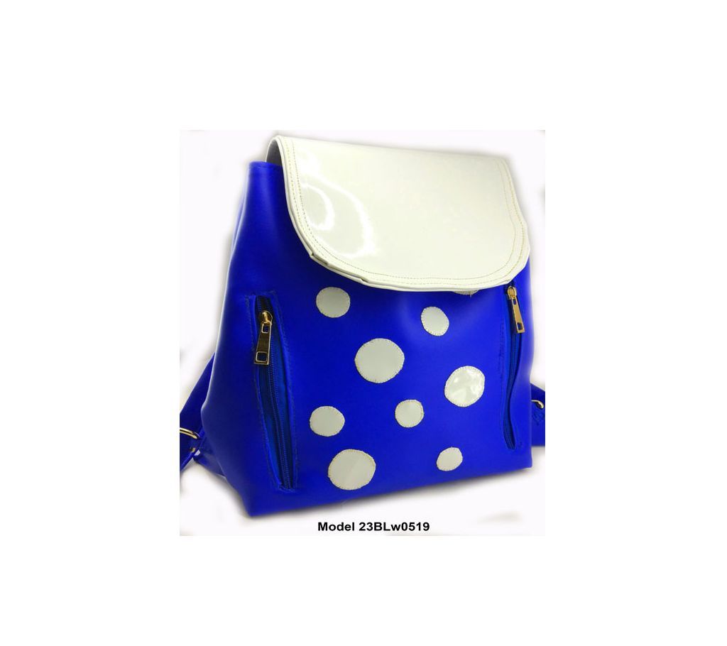 Ladies Blue College Backpack