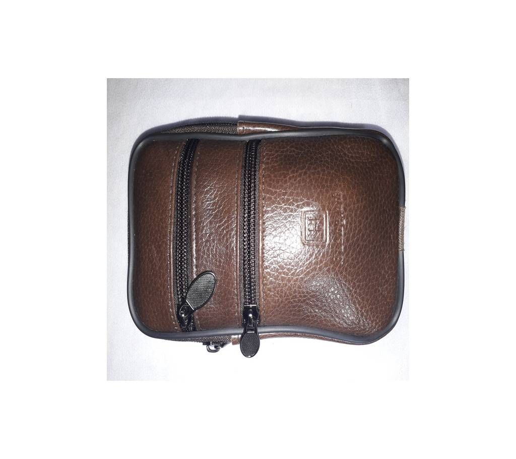 Leather Waist 04 Zippers Long Pocket Bag