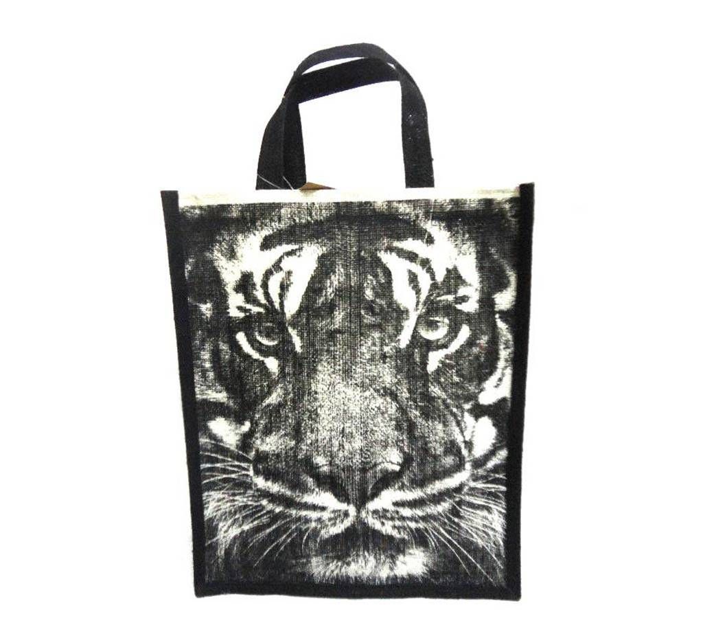 JUTE SHOPPING BAG -14x12x6"
