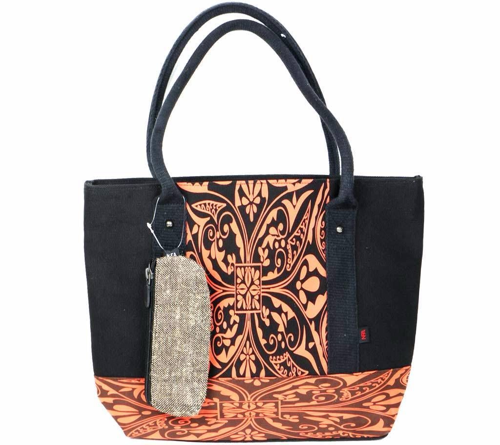 Printed Cotton Fabric Ladies Bag