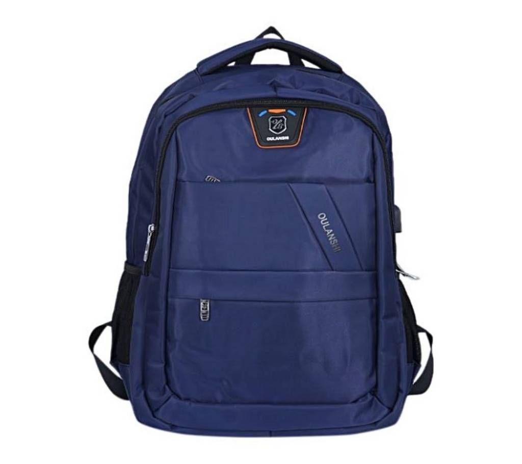 Versity Bag Blue Polyester Backpack