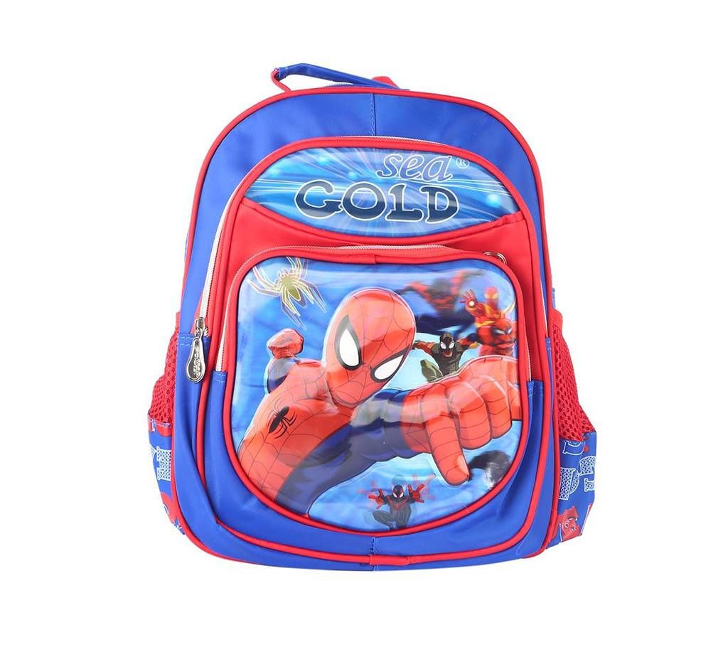 Raksin School Bag For Kids - Blue and Red